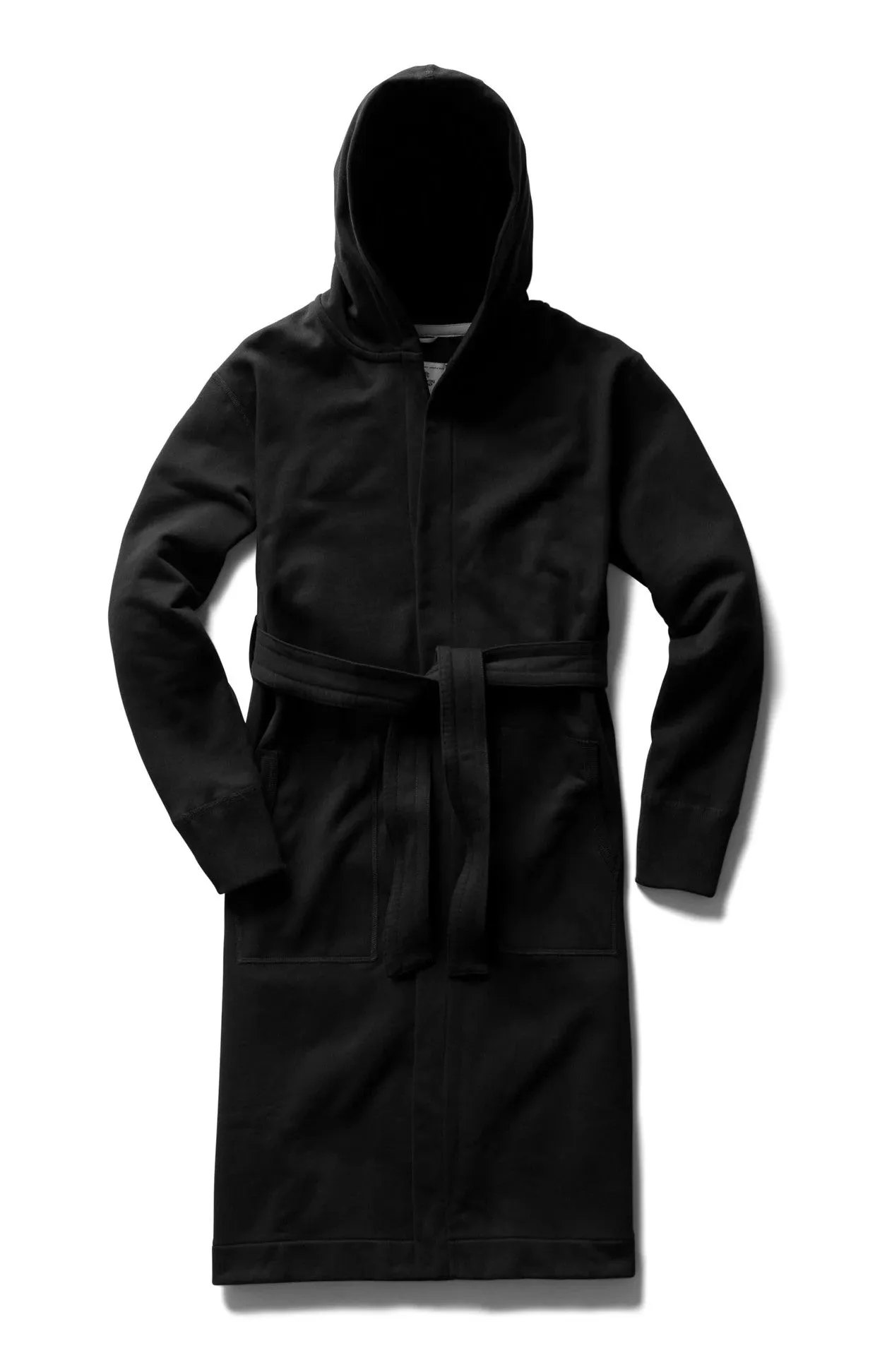 Mid Wt Terry Robe Black