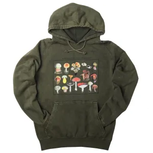 Mushroom Species Relaxed Fit Hoodie Sweatshirt