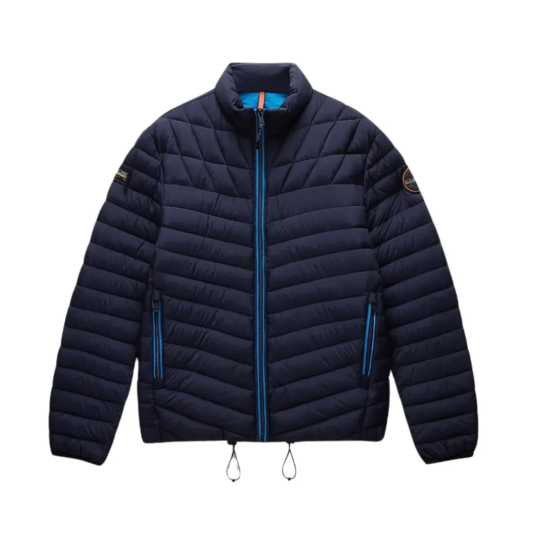 Napapijri Mens Lapaz Puffer Jacket Blu Marine