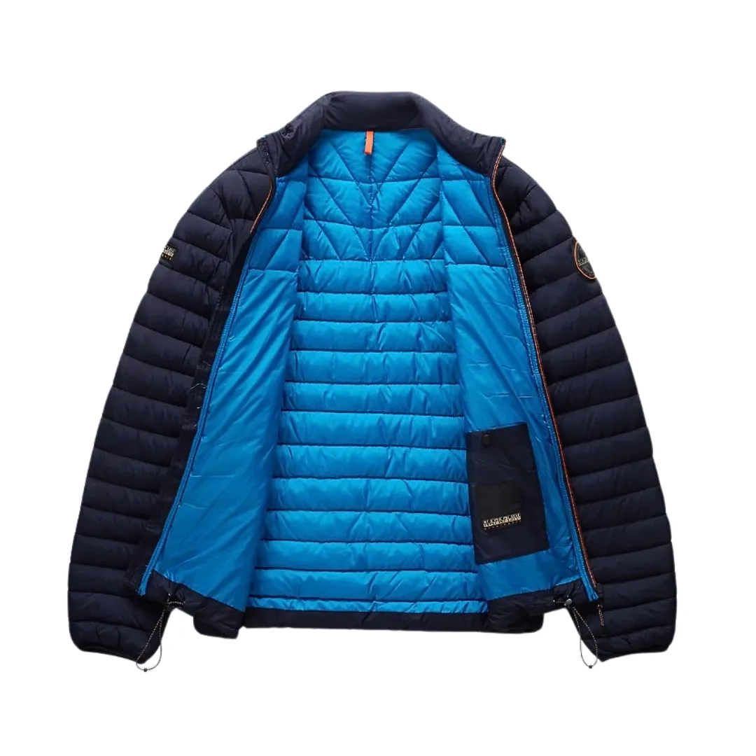 Napapijri Mens Lapaz Puffer Jacket Blu Marine