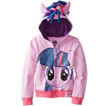 Pony Spring Casual Full Sleeve Hoodies For Girls Kids