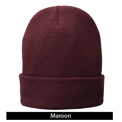 Port & Company Fleece-Lined Knit Beanie Cap