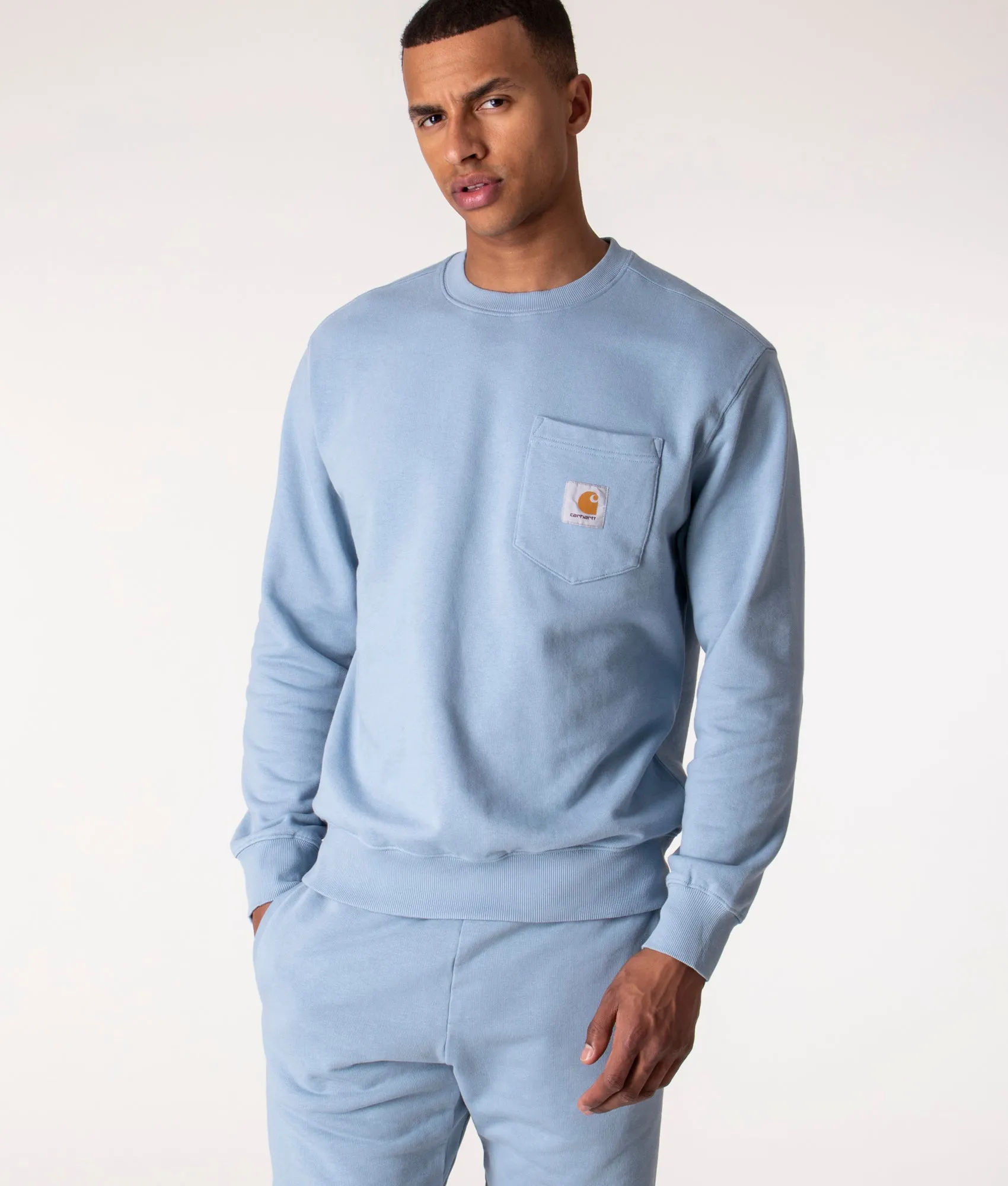 Relaxed Fit Chest Pocket Sweatshirt