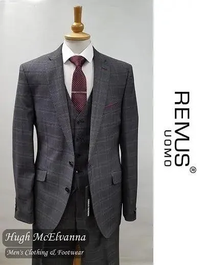 Remus Uomo Wool 3Pc. Suit Call No: 30758-07