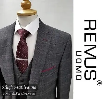 Remus Uomo Wool 3Pc. Suit Call No: 30758-07