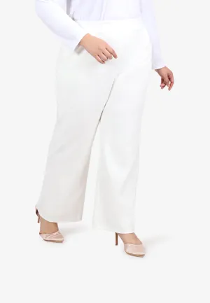 Ronni Demure Straight Leg Pants - White