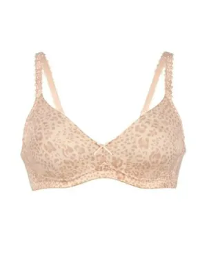 Rosa Faia Smart Rose Leopard Print Seamless Wire Free Bra