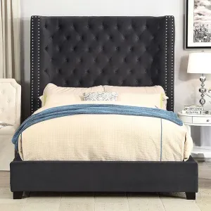 ROSABELLE Queen Bed, Black