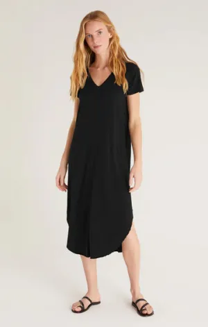 Short Sleeve Reverie Dress | Black