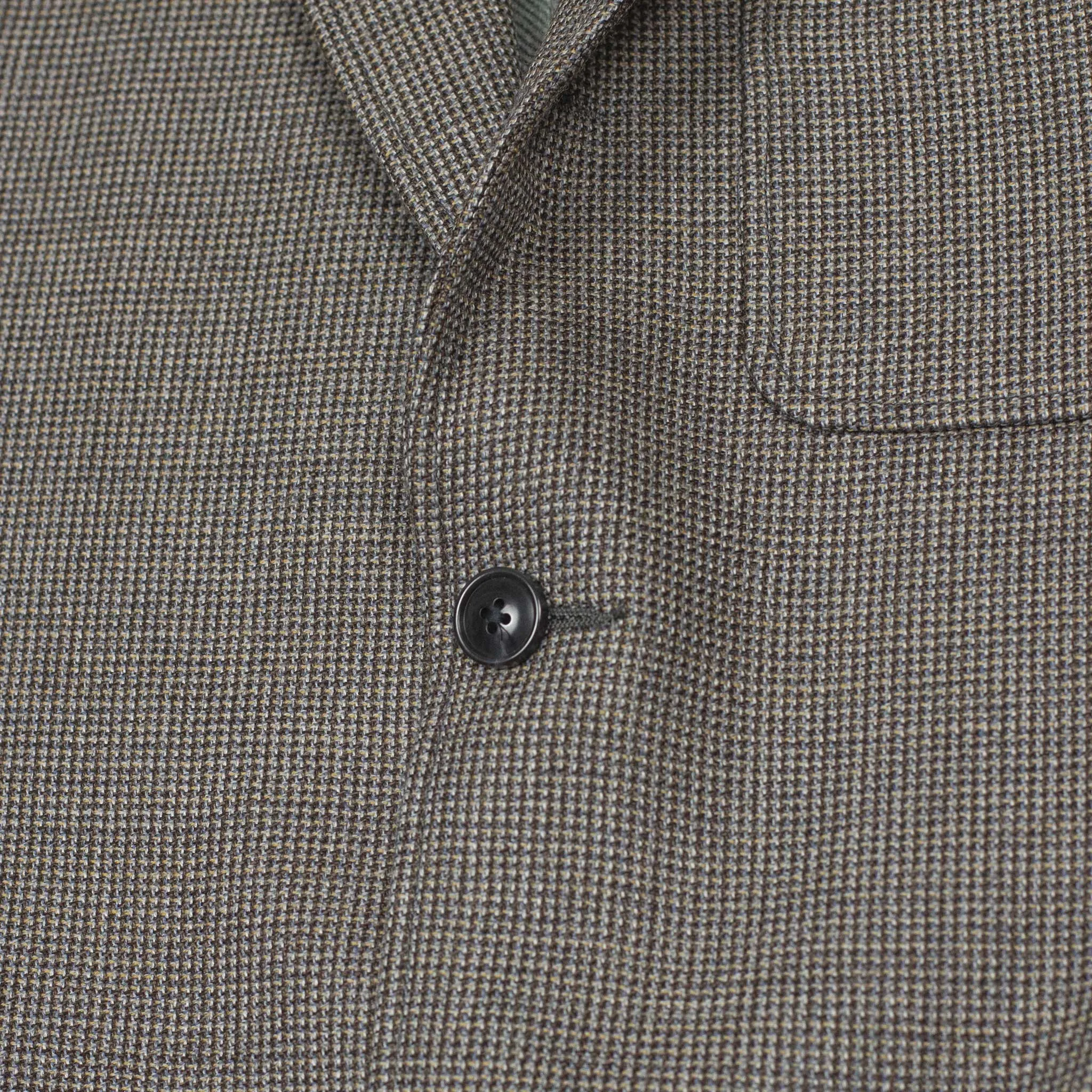 Single-breasted comfort jacket in grey double-cloth twill (separates)