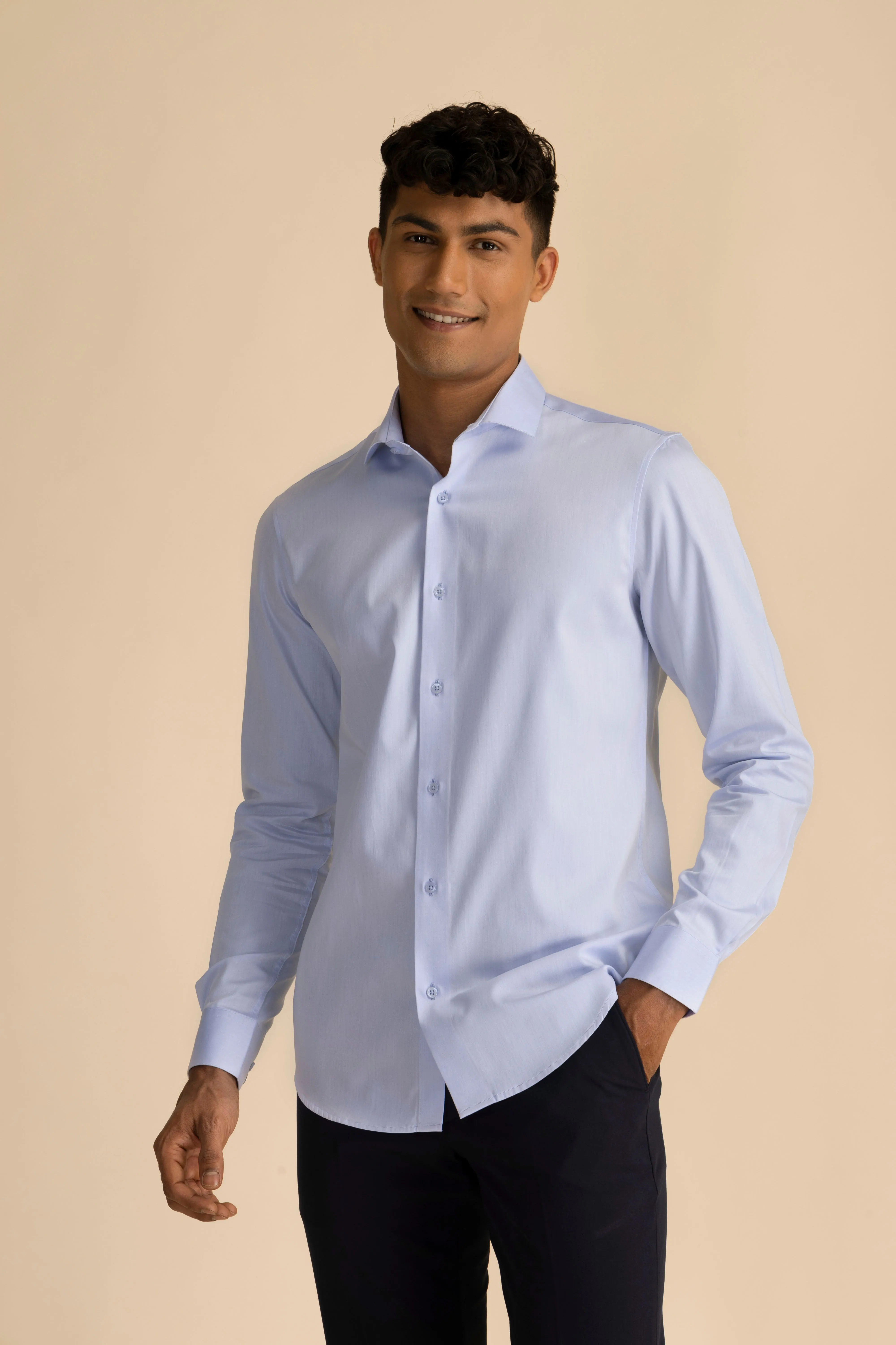 Sky Sateen Shirt