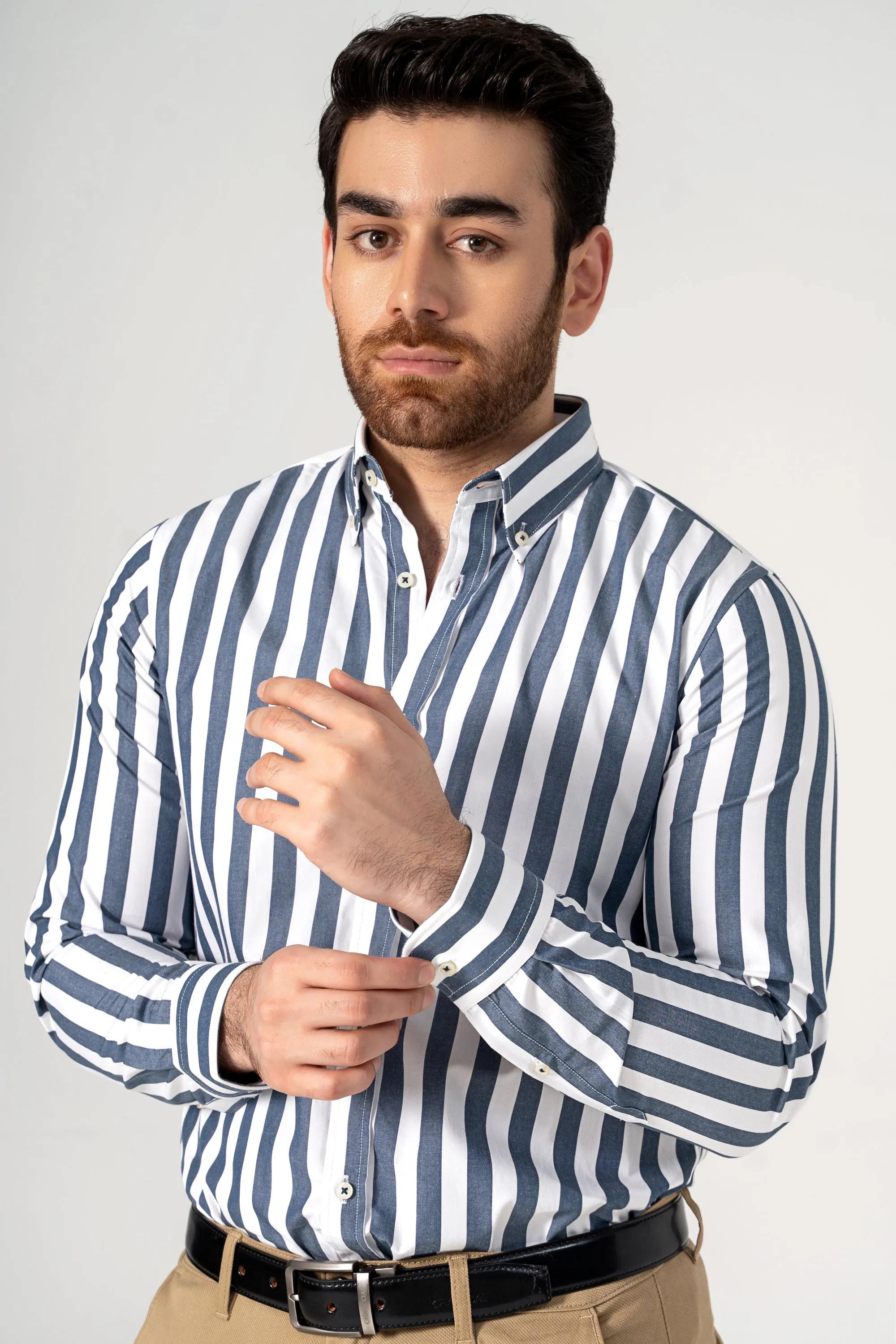 SMART SHIRT BLUE STRIPES