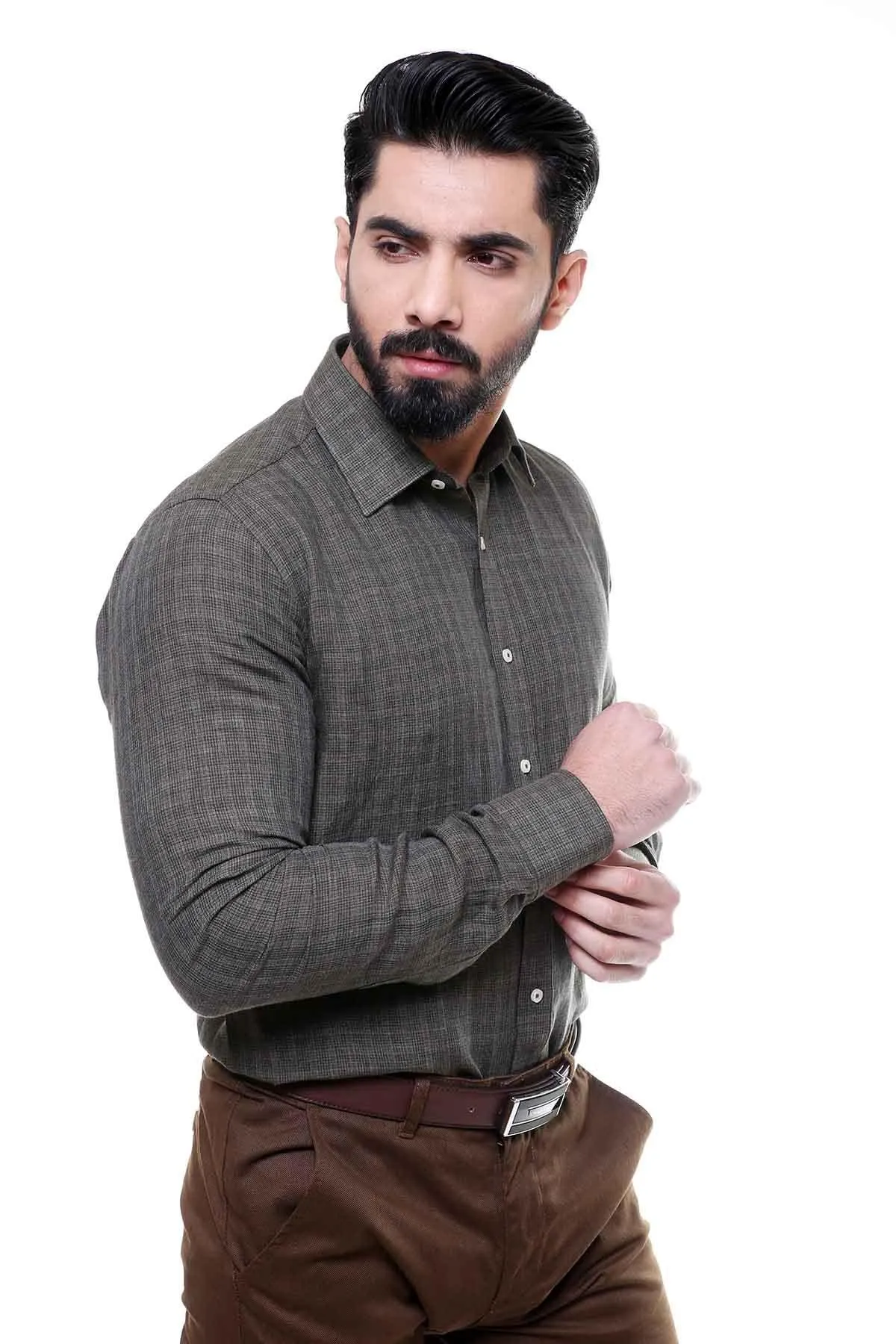 SMART SHIRT FULL SLEEVE GREEN