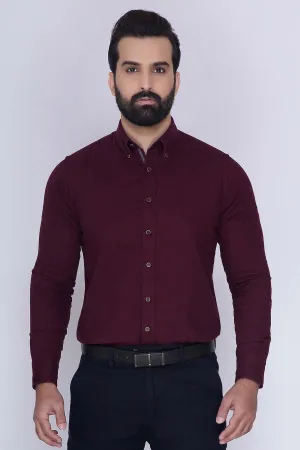 SMART SHIRT FULL SLEEVE MAROON