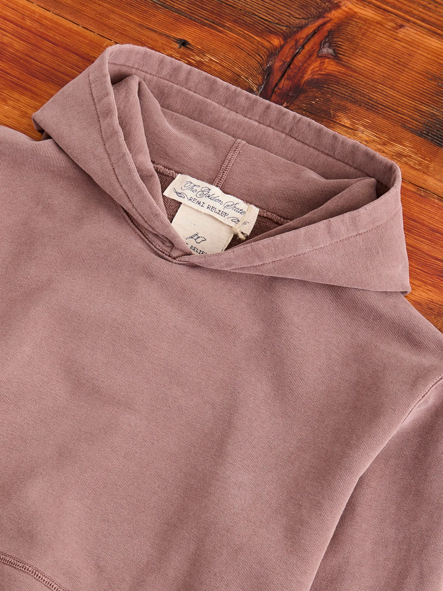 Special Finish Pullover Hoodie in Brown