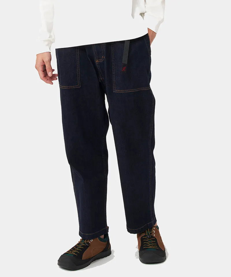 Stretch Denim Loose Tapered Pant