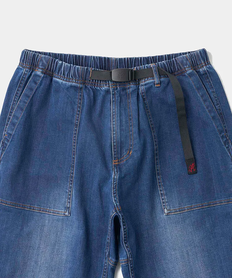 Stretch Denim Loose Tapered Ridge Pant