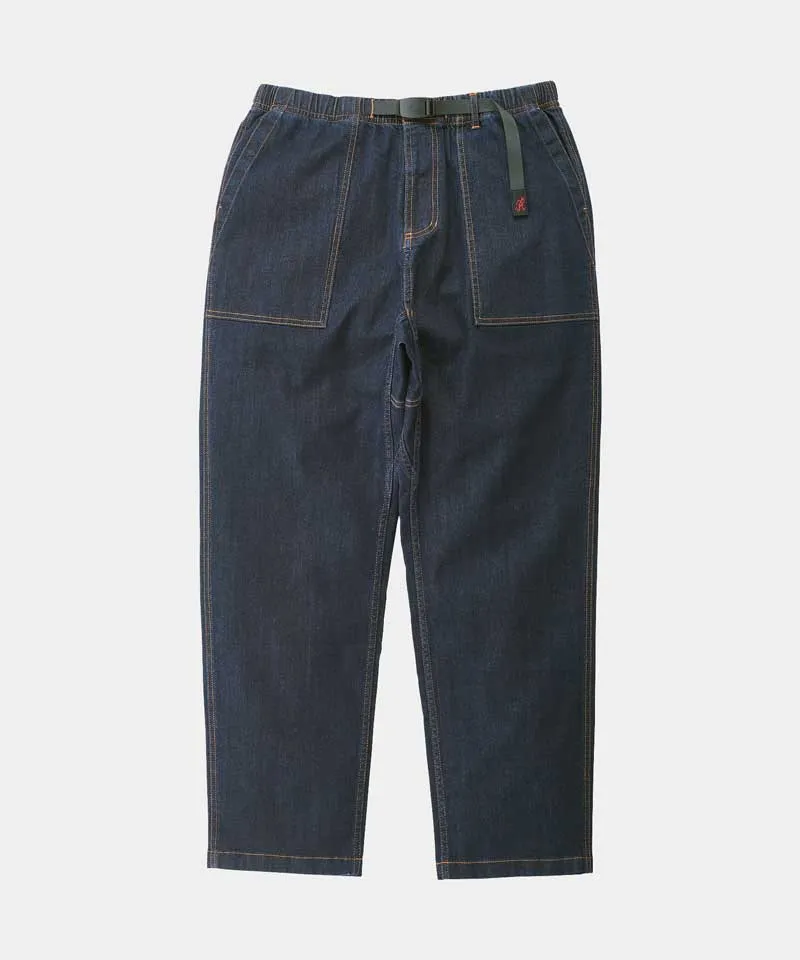 Stretch Denim Loose Tapered Ridge Pant