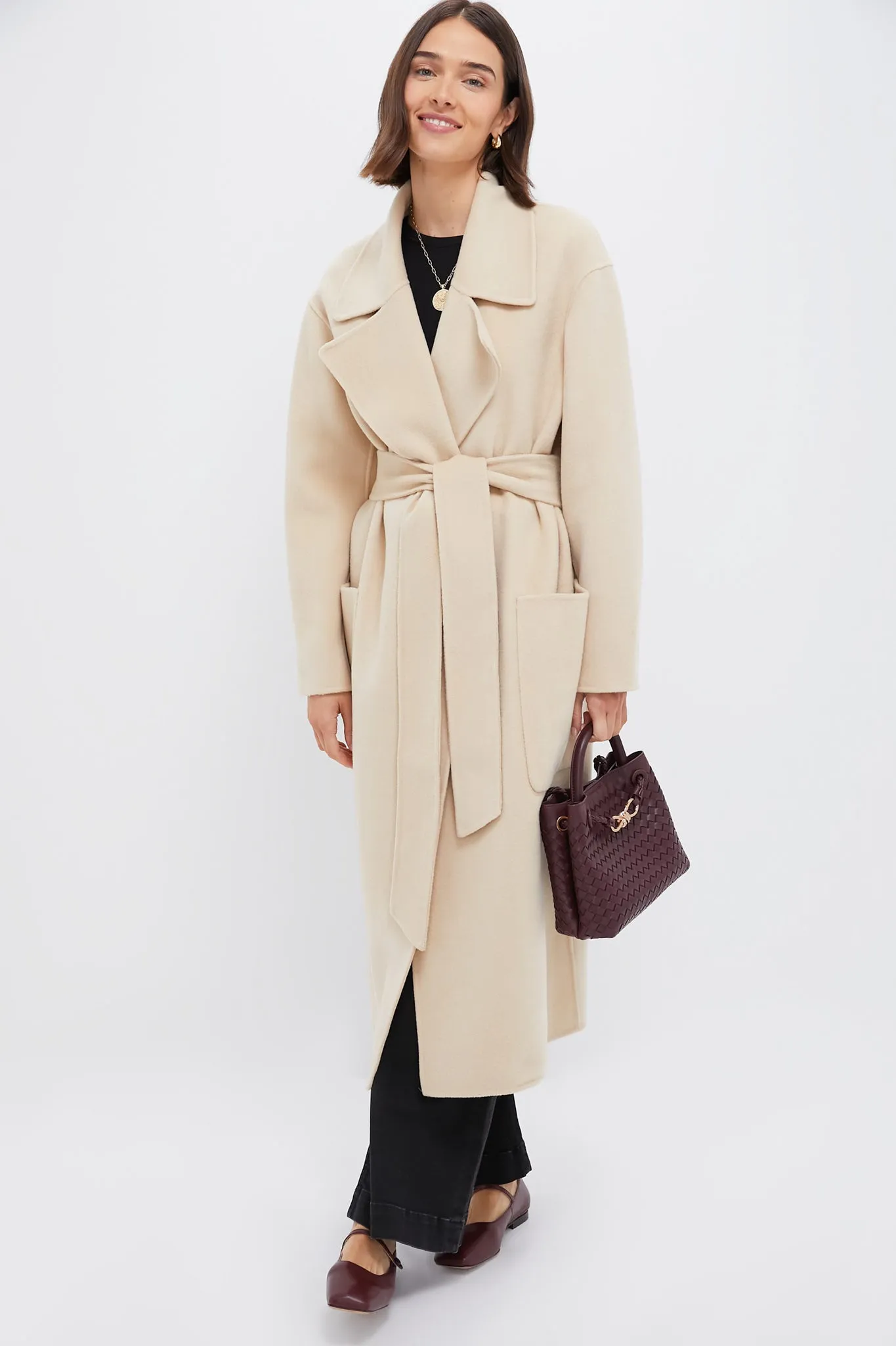 Tan Wool Trinity Coat