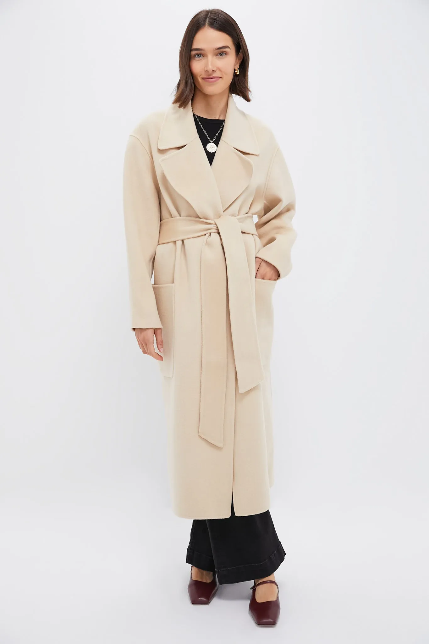 Tan Wool Trinity Coat