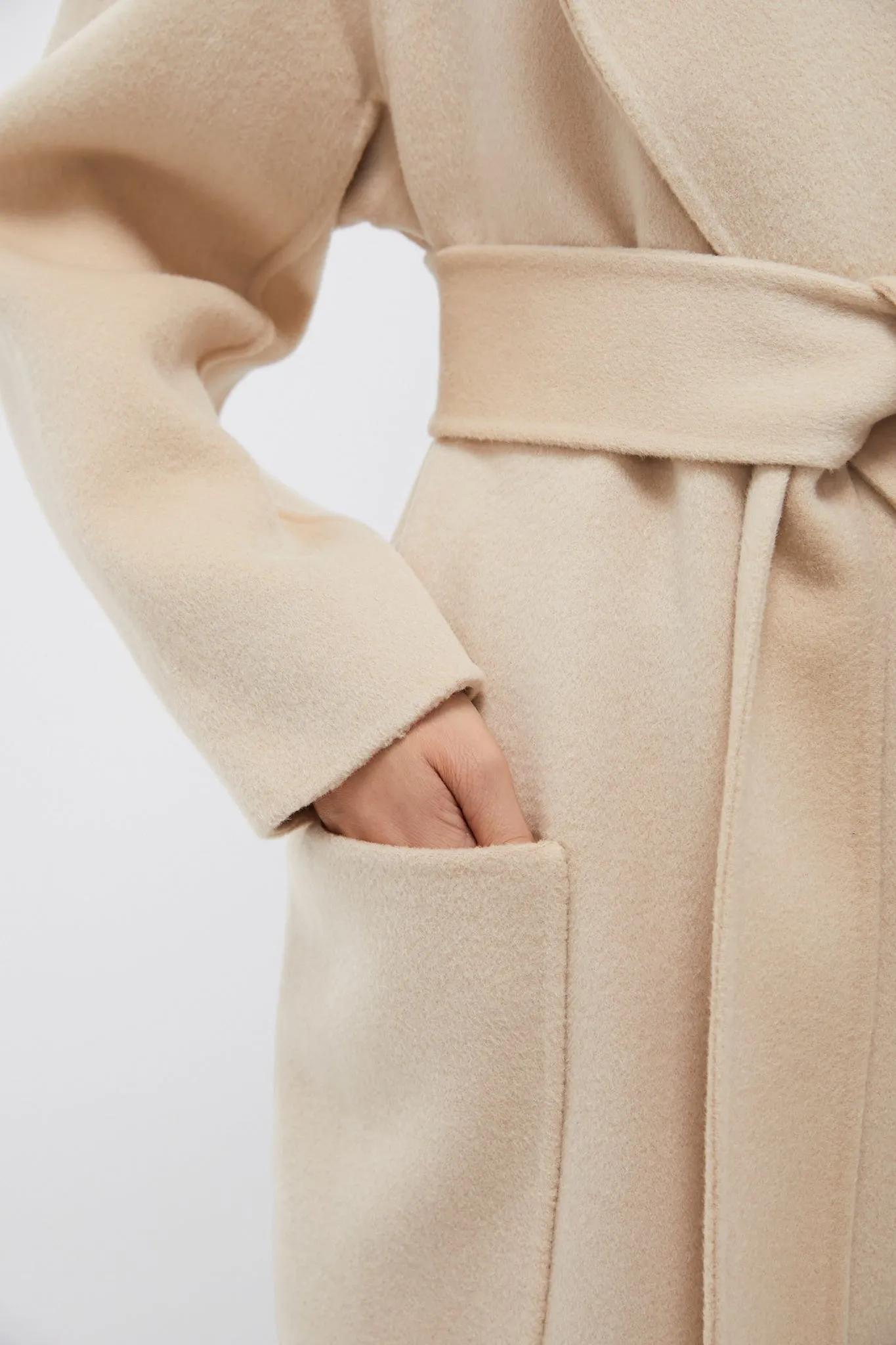 Tan Wool Trinity Coat