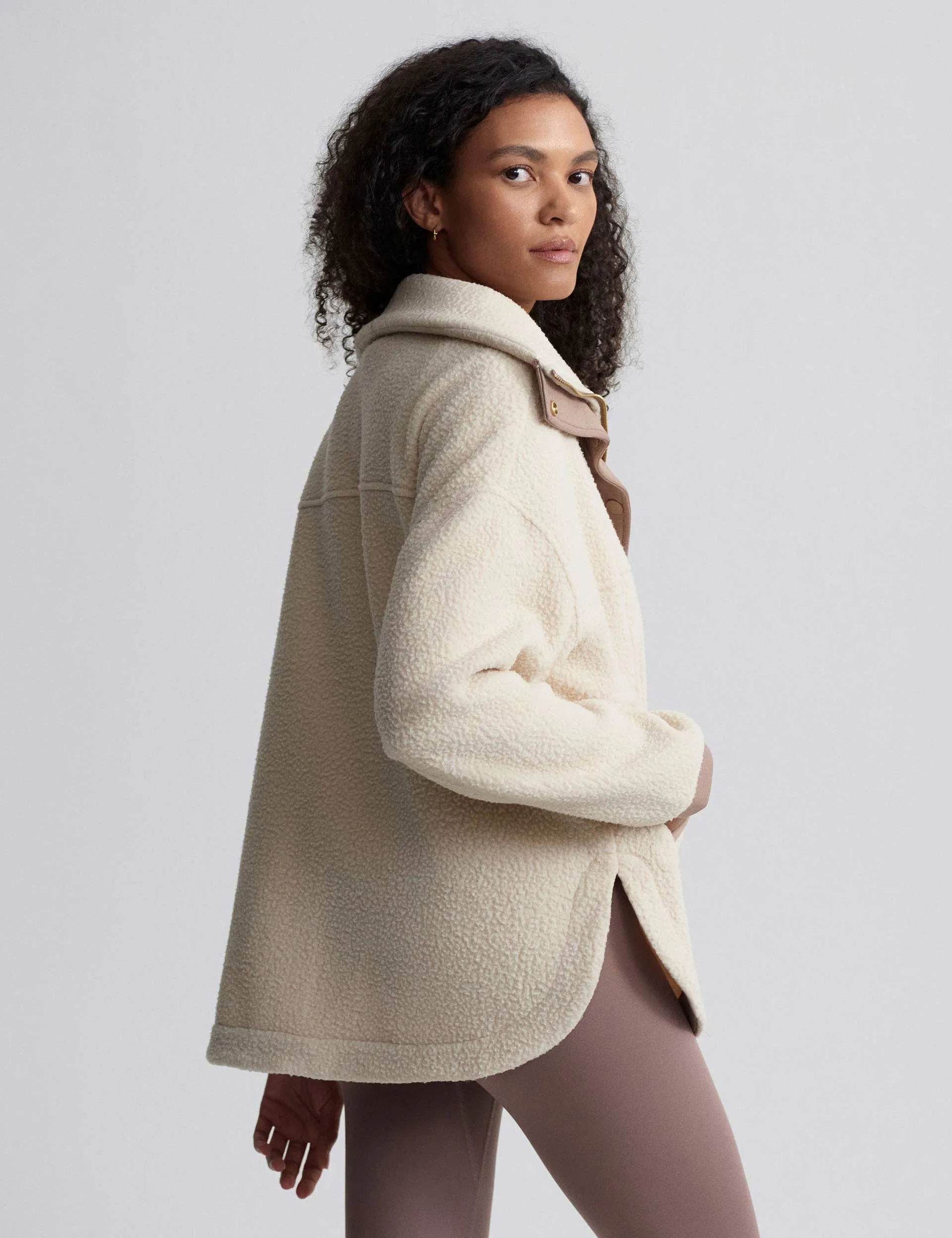 Tatton Fleece Jacket - Cool Sand