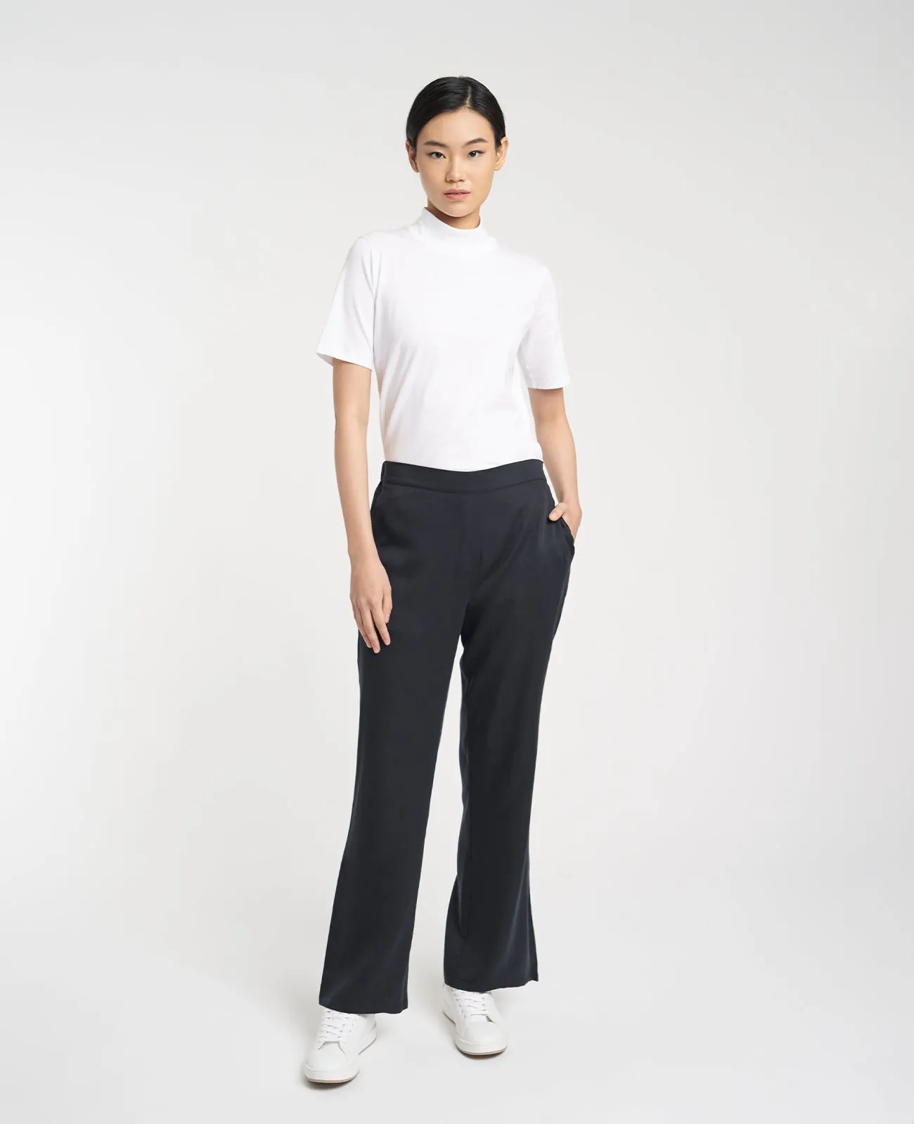 Tencel slouchy pant