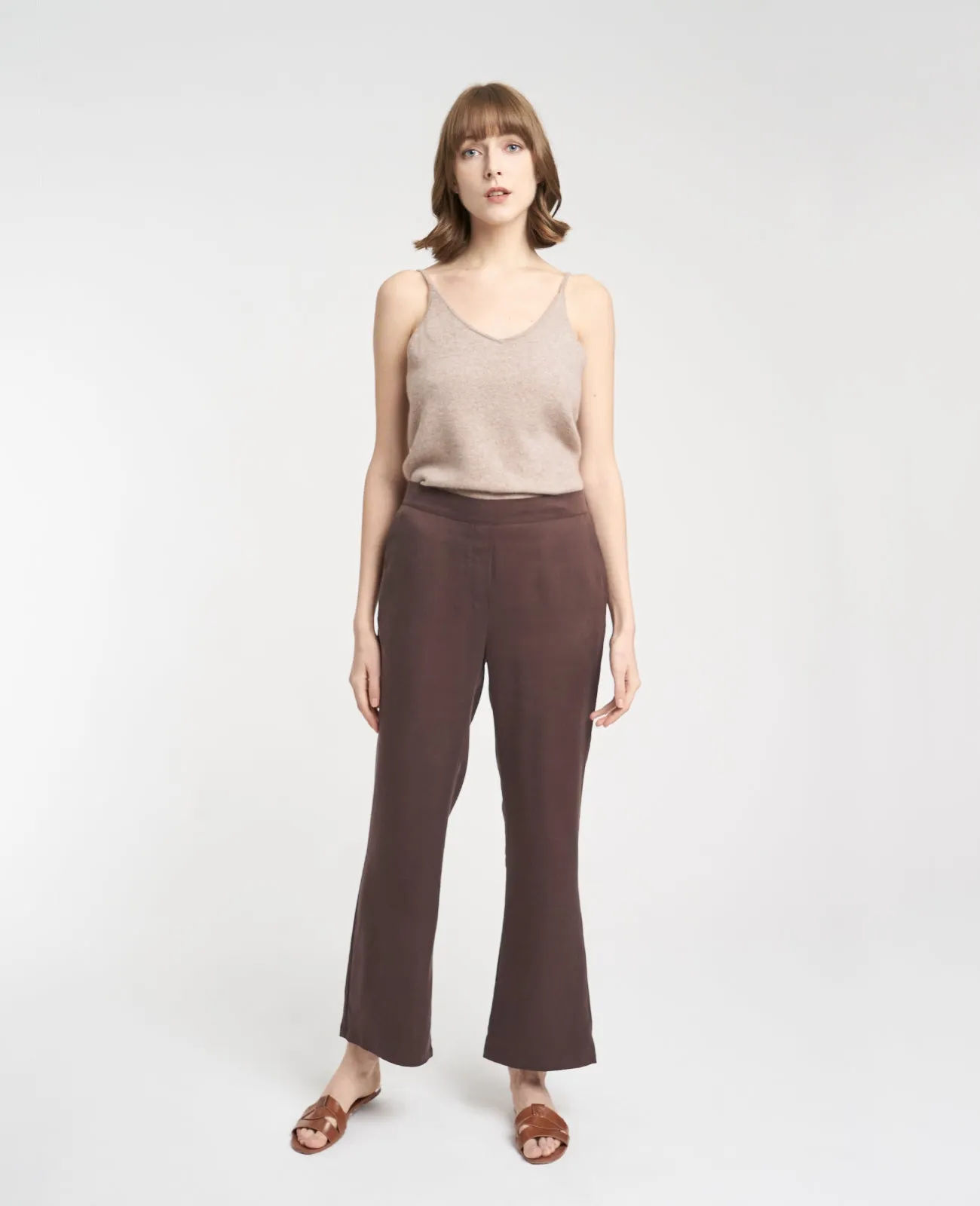 Tencel slouchy pant