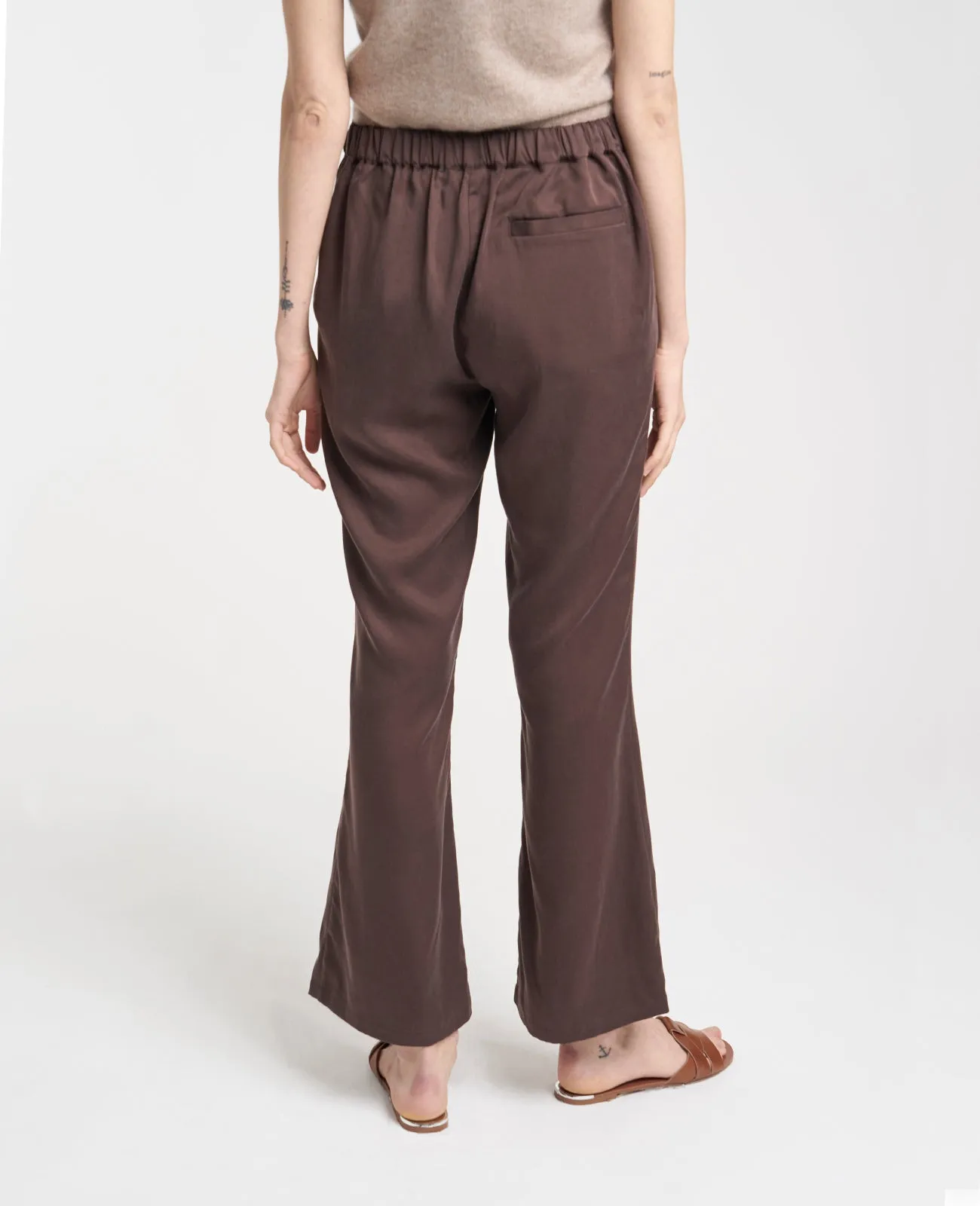 Tencel slouchy pant