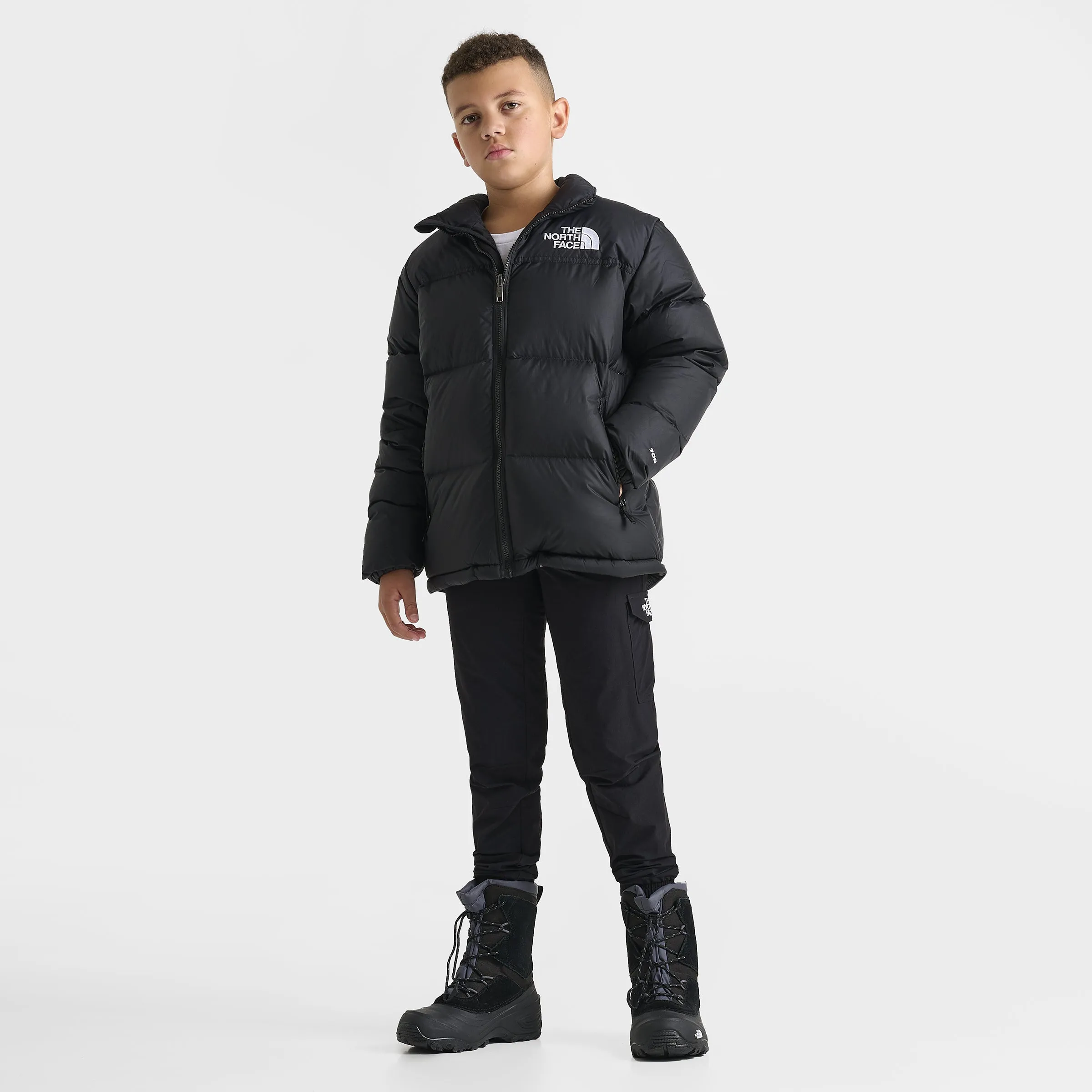 The North Face Junior Boys' 1996 Retro Nuptse Jacket / Black