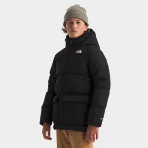 The North Face Junior Boys' Down Fleece-Lined Short Parka / TNF Black