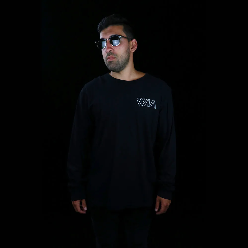 The Static - Long Sleeve T-Shirt Black