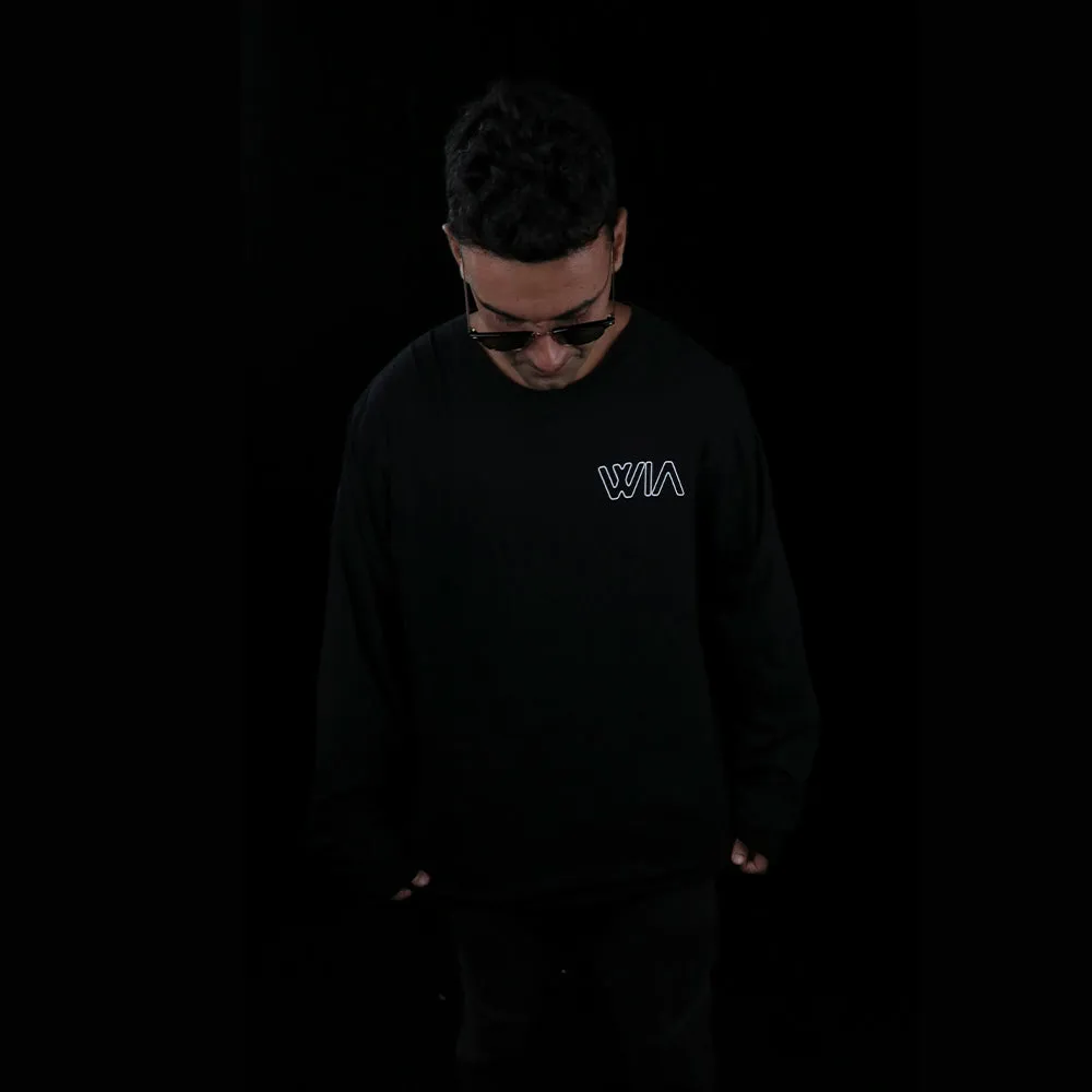 The Static - Long Sleeve T-Shirt Black