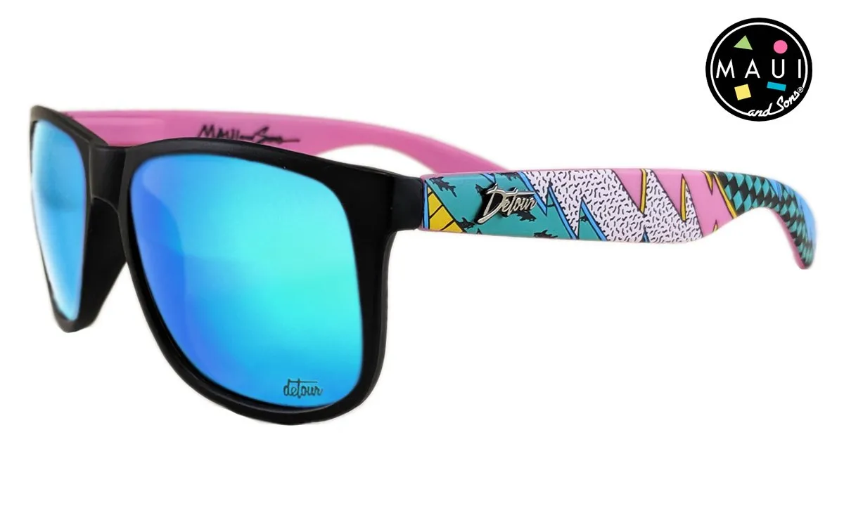 Thrasher Maui and Sons LIMITED EDITION - Electric Blue Lens Polarized - Eminence