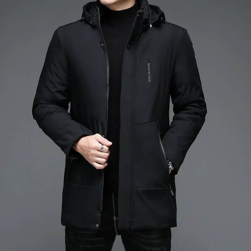 Top Quality Warm Thick Winter New Brand Casual Fashion Mens Parka