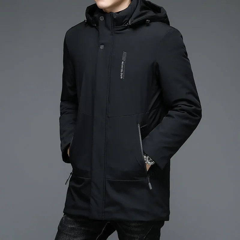 Top Quality Warm Thick Winter New Brand Casual Fashion Mens Parka