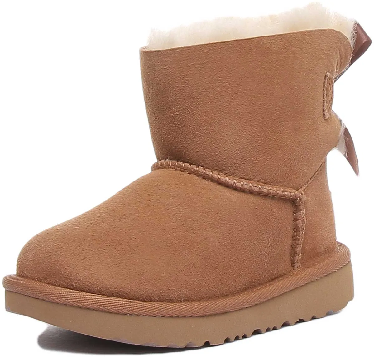 Ugg Australia T Mini Baily Bw In Chestnut For Kids