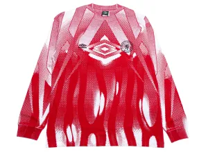 Umbro Penalty Culture L/S Warm Up Tee in Red