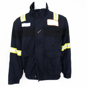 Used Flame Resistant Hi-Visibility Work Coat Non-Insulated