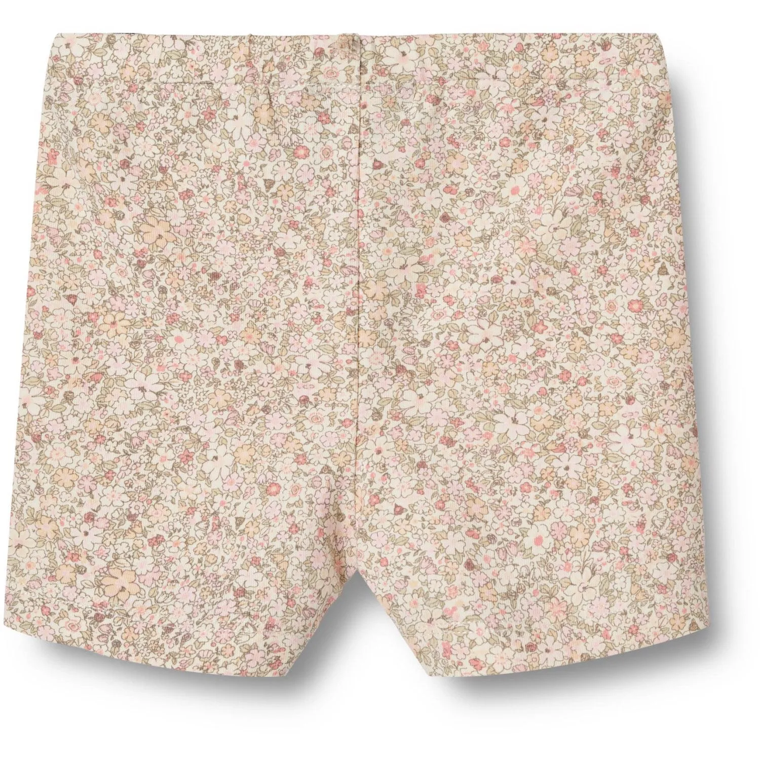 Wheat Cream Flower Meadow Bike Shorts Anne