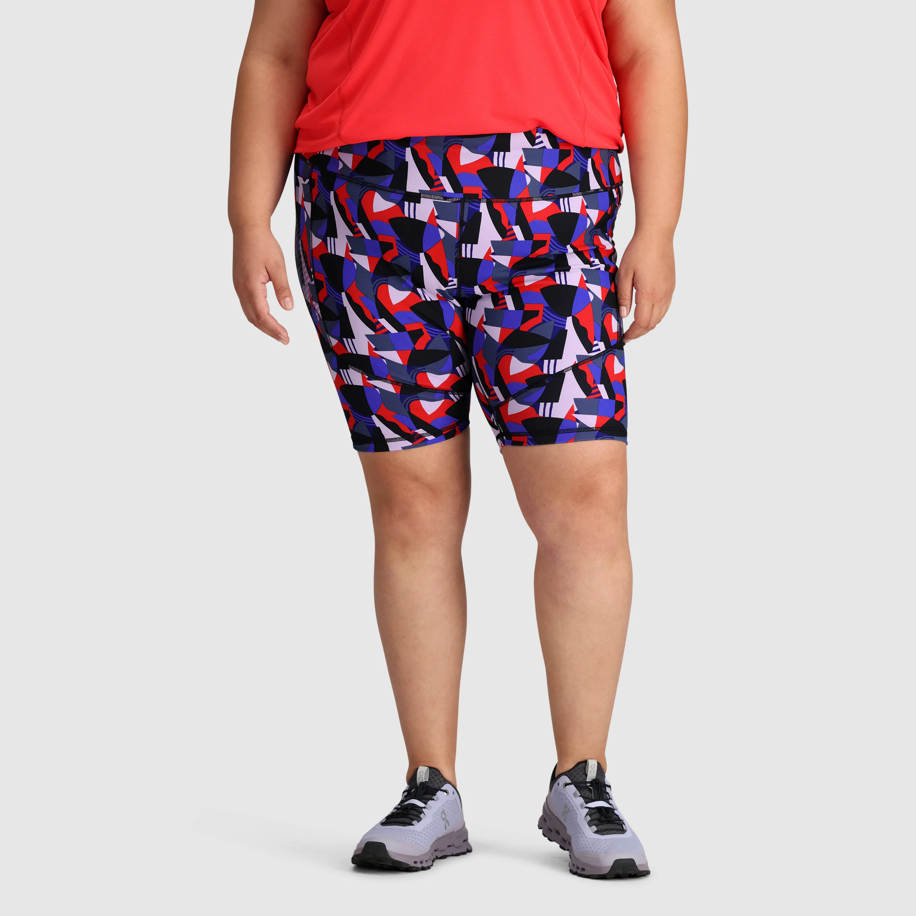 Women's Ad-Vantage Printed Shorts - 10" Inseam - Plus - Final Sale