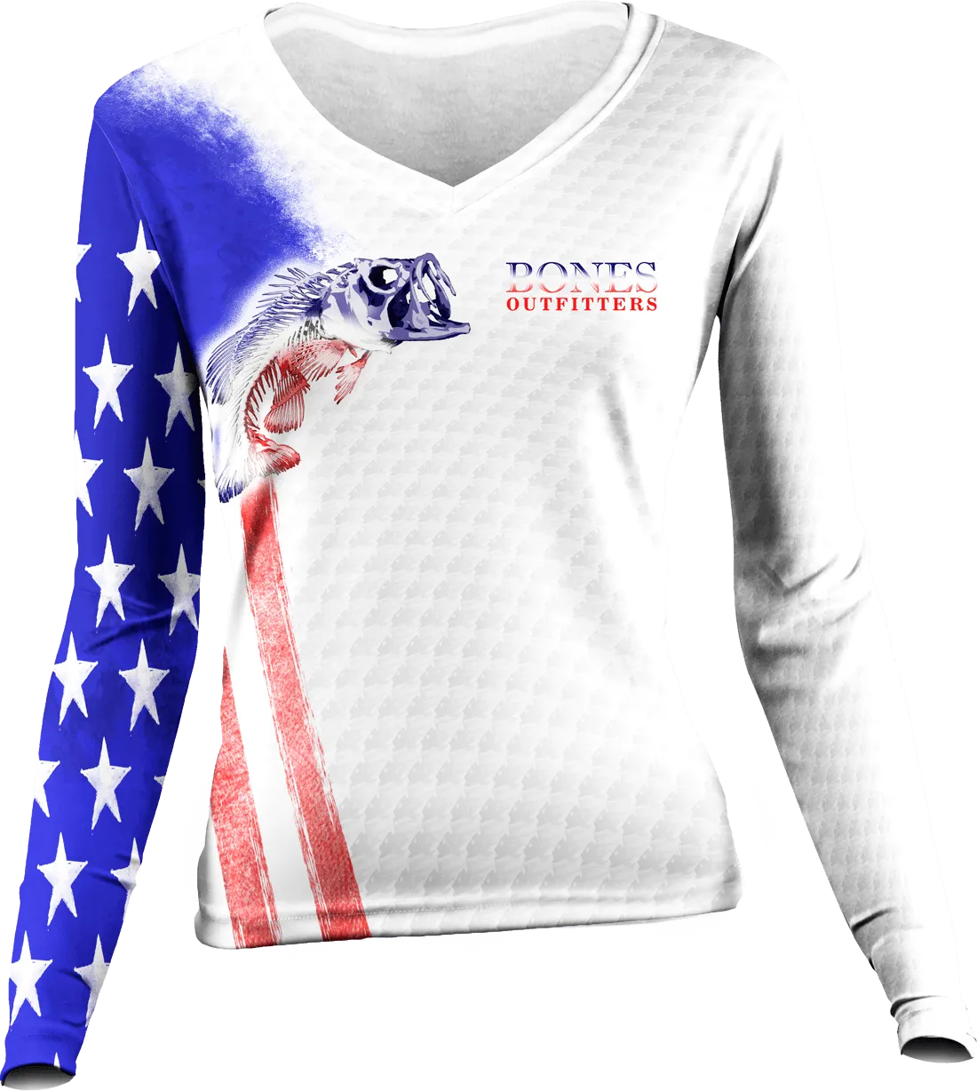 Womens Bass Stars & Stripes Long Sleeve