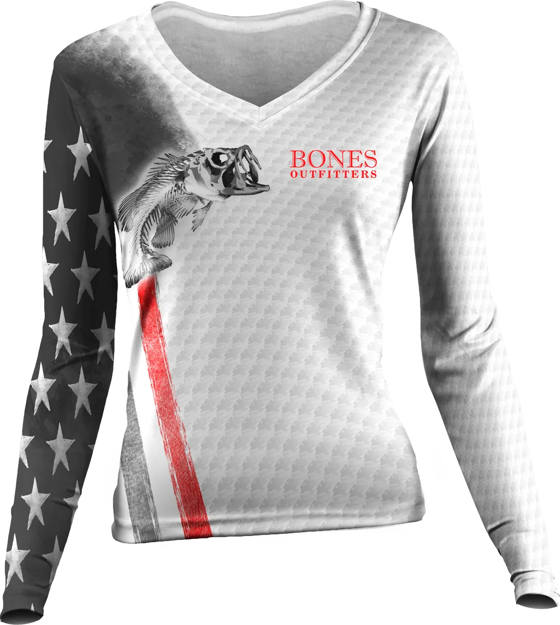 Womens Bass Stars & Stripes Long Sleeve