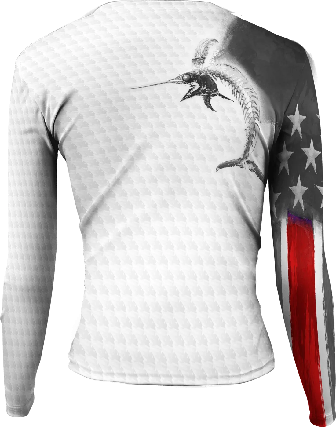 Womens Billfish Stars & Stripes Long Sleeve