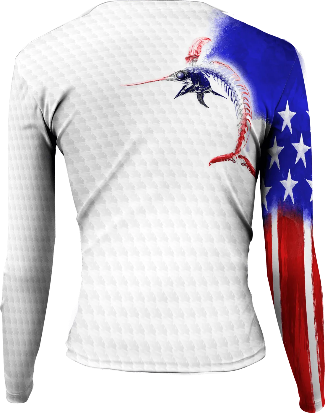 Womens Billfish Stars & Stripes Long Sleeve